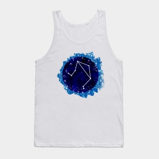 Watercolor Libra star sign art Tank Top